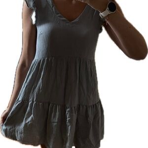 Primark Light Green Tiered Dress